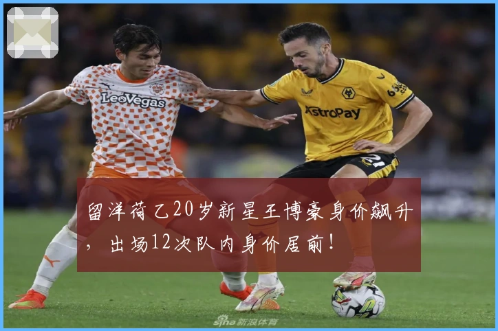 留洋荷乙20岁新星王博豪身价飙升，出场12次队内身价居前！